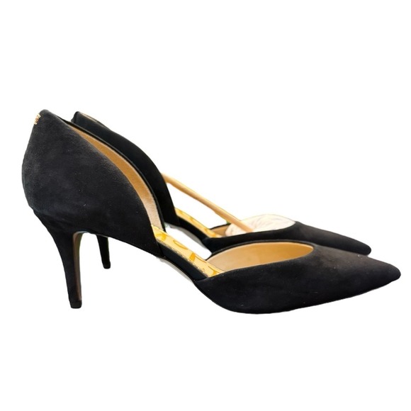 Sam Edelman Women's Jaina‎ Pumps Black Suede Size 11 - Picture 1 of 13
